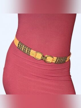 Grunge Boho Brown Studded Belt!